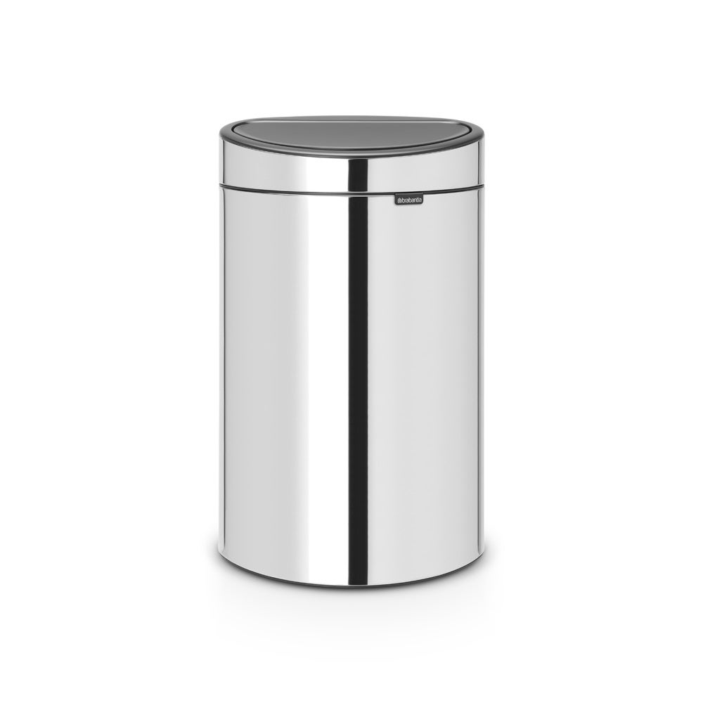 Soptunna Brabantia Touch Bin 40L Brilliant Steel