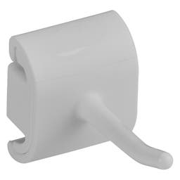 Vikan Hygienupphäng, krok singel, 41 mm, Vit