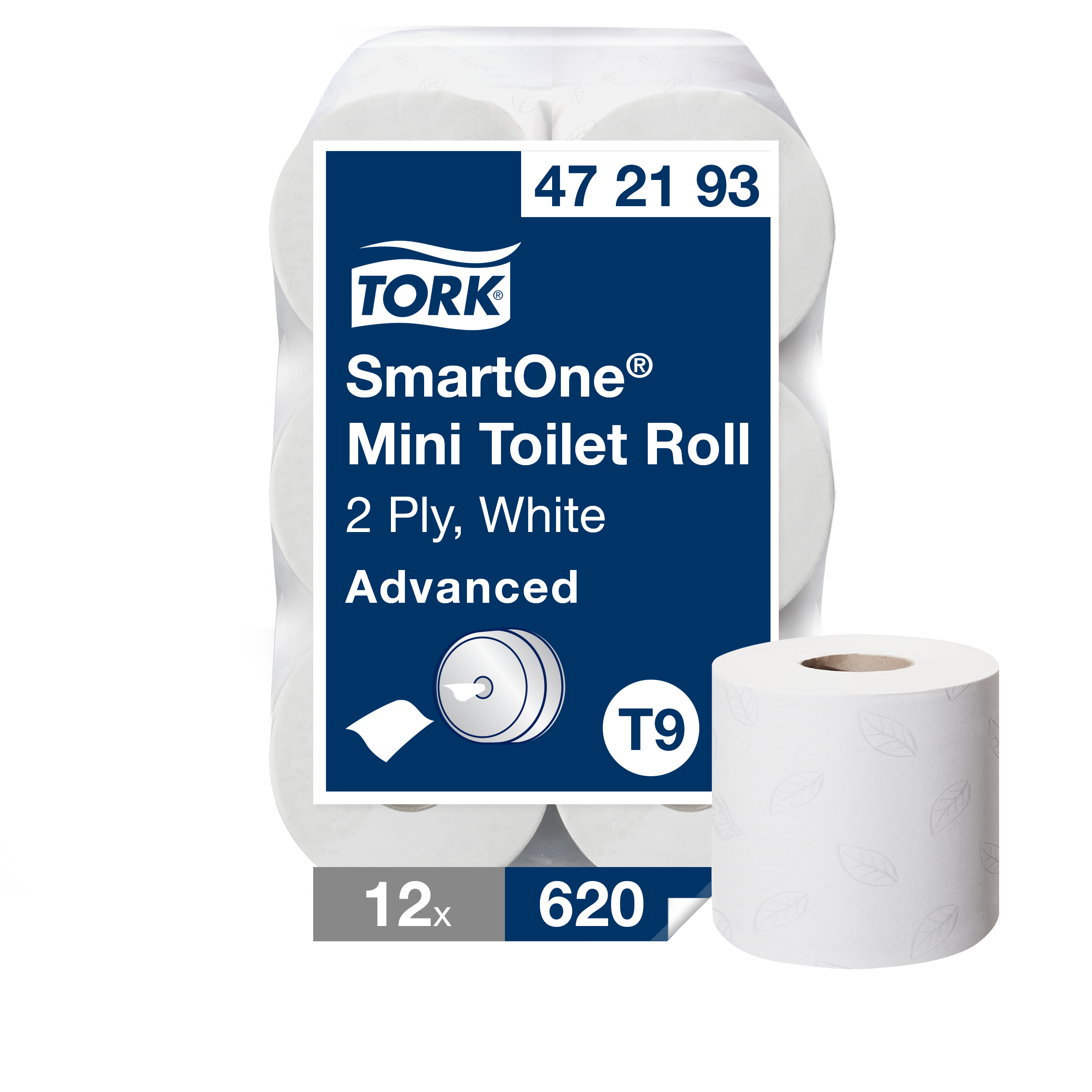 Toalettpapper Tork T9 Adv SmartOne Mini 12rl