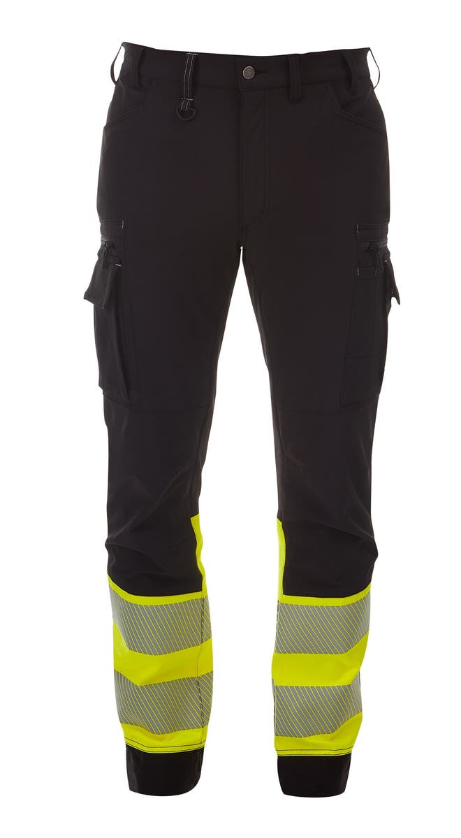 Arbetsbyxa Worksafe 5710300 Full-Str Klass 1 Blå/Varsel