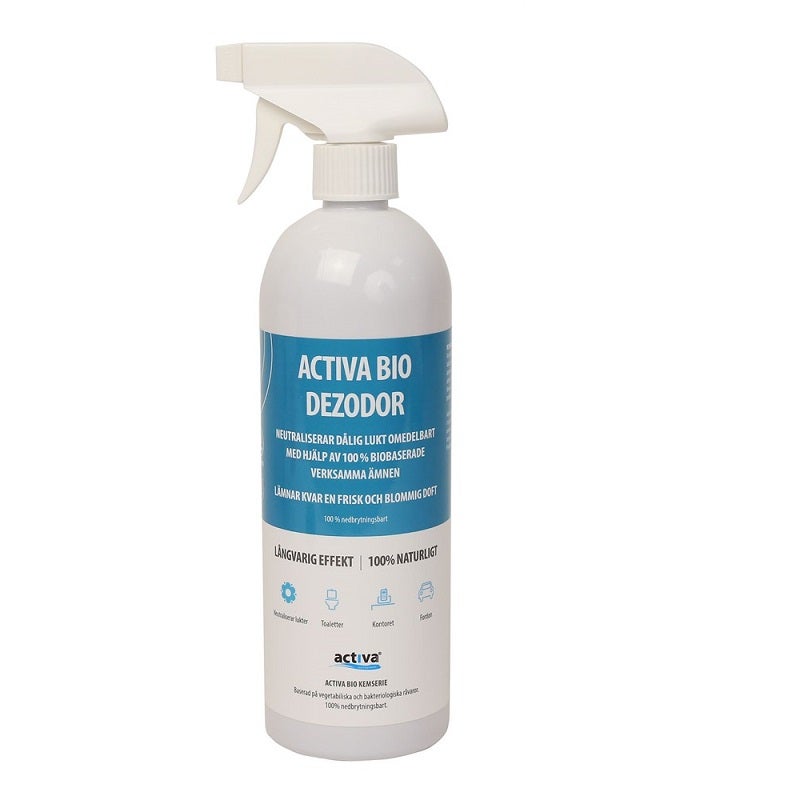 Luktförbättrare Activa Bio DezOdor 750ml Spray