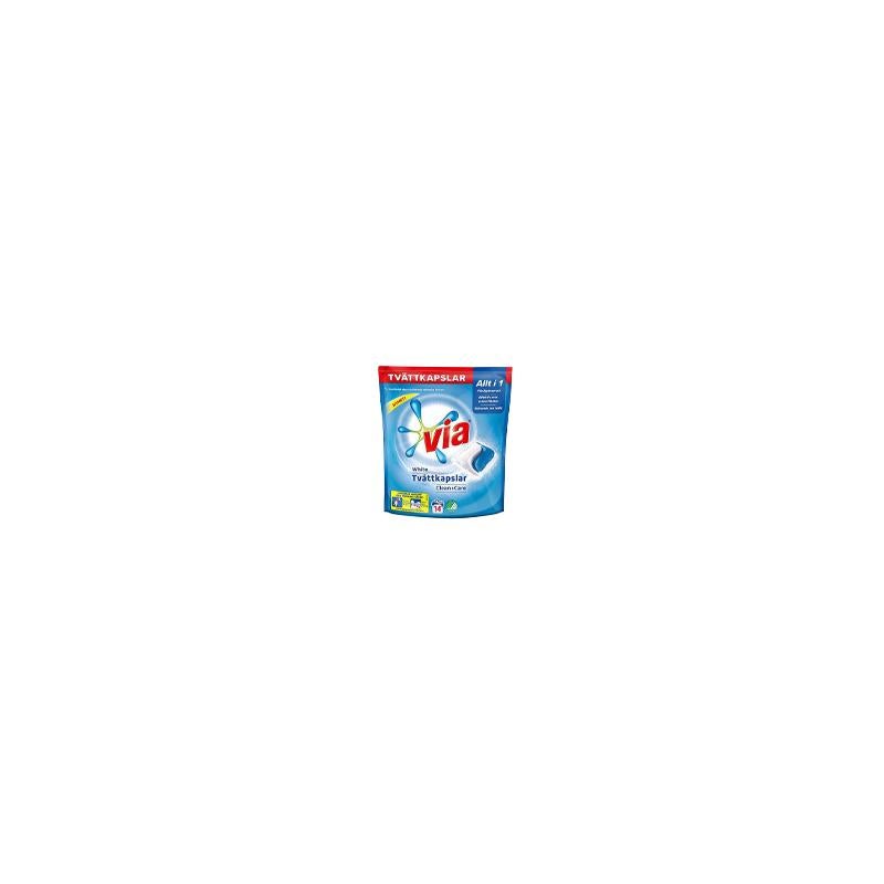 Tvättmedel Via White Tvattkapslar 14st/frp