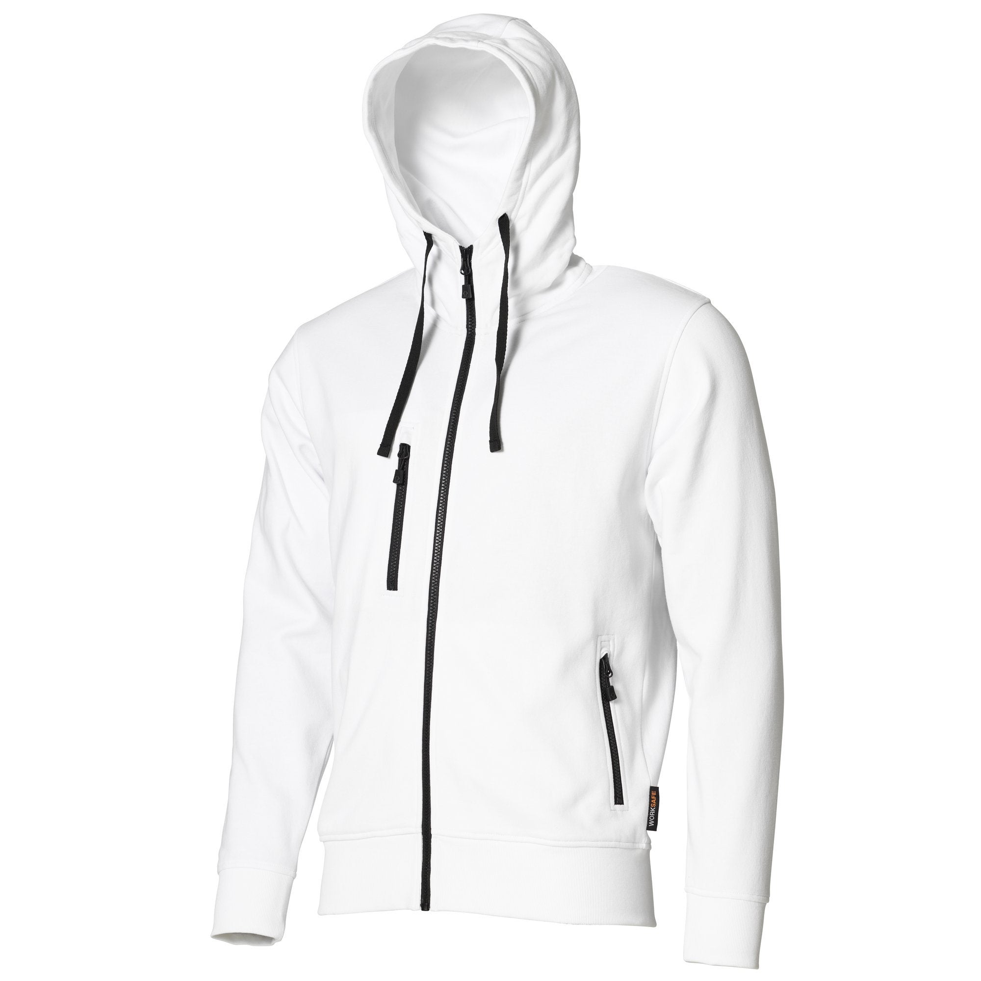 Sweatshirt Worksafe 5710090 ZipHood Vit