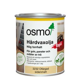 Hårdvaxolja Rapid 3232 Osmo Ofärgad 0,75 l Sidenmatt