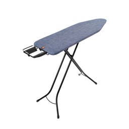 Ångstrykjärnshållare 124x38cm 22mm Svart Ram Denim Blue