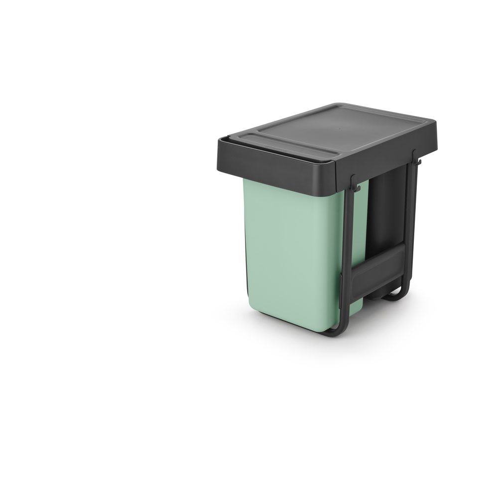 Inbyggnadssystem Sort & Go 2x15L Mörkgrå & Jade Green