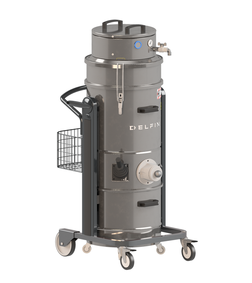 Industridammsugare Delfin 452 Airex14V 1 2D luftdriven