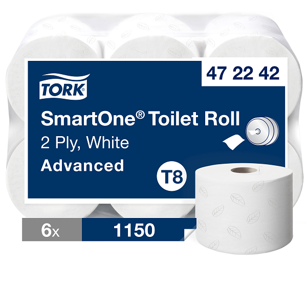 Toalettpapper Tork Adv SmartOne T8