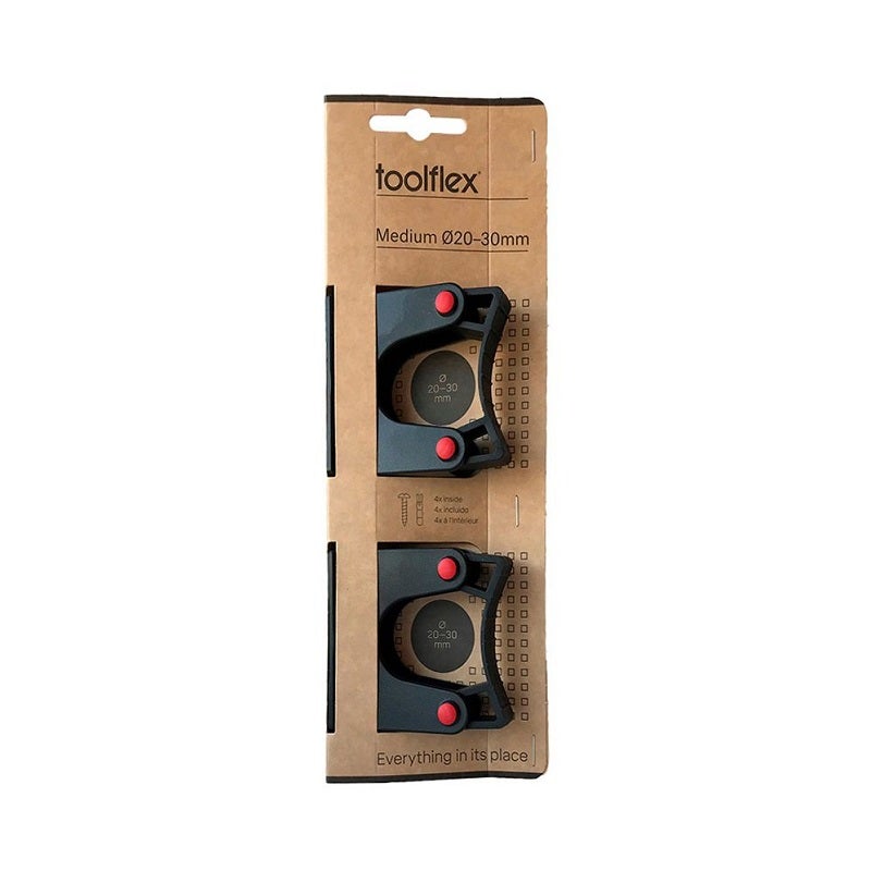 Toolflex Redskapshållare för skena 20-30mm 2-pack