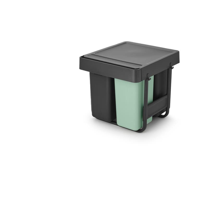 Inbyggnadssystem Sort & Go 10+10+10L Mörkgrå & Jade Green
