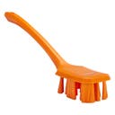 Vikan UST Handborste m/ långt skaft, 395 mm, Hård, Orange