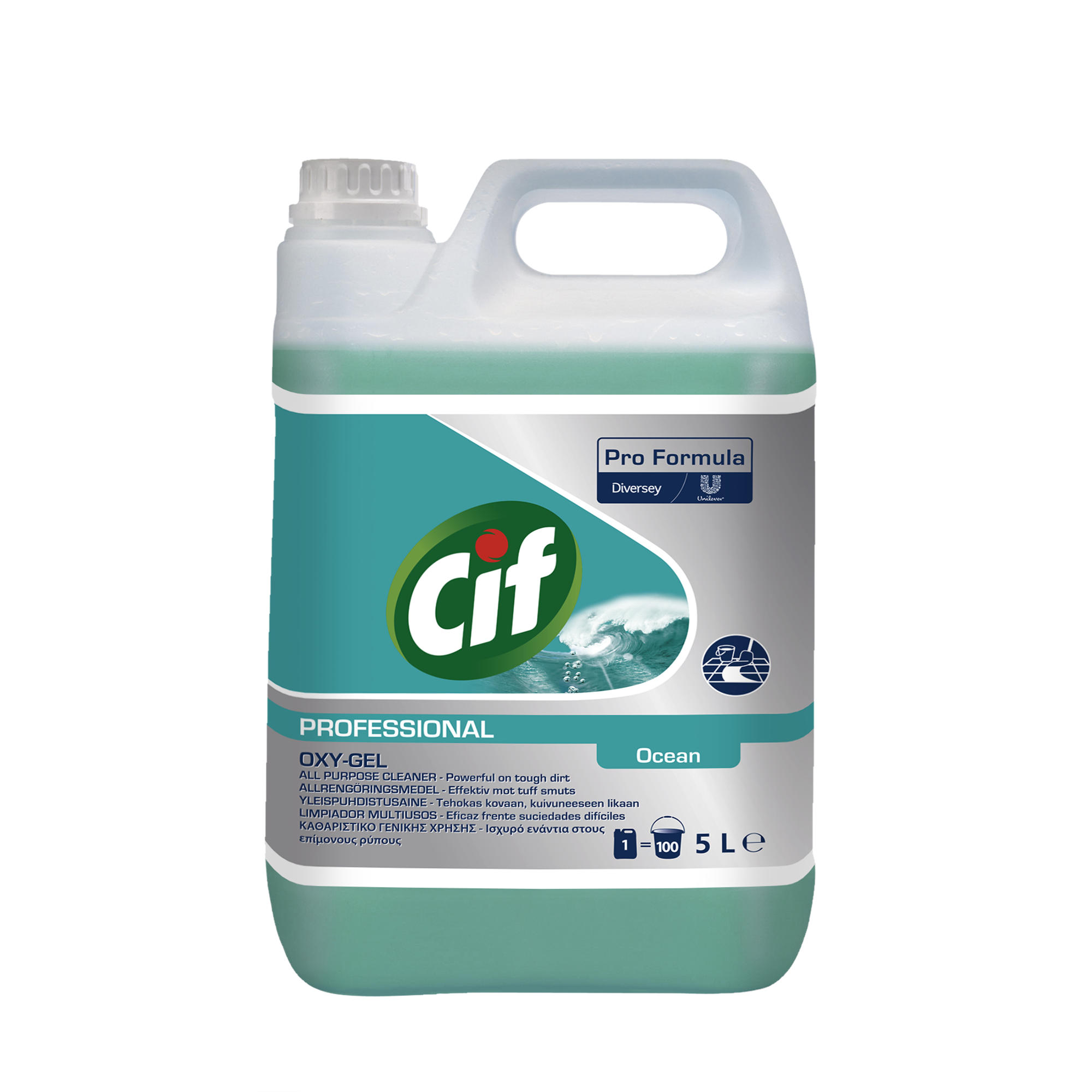 Allrengöringsmedel Cif Pro Formula Oxygel Ocean 5L