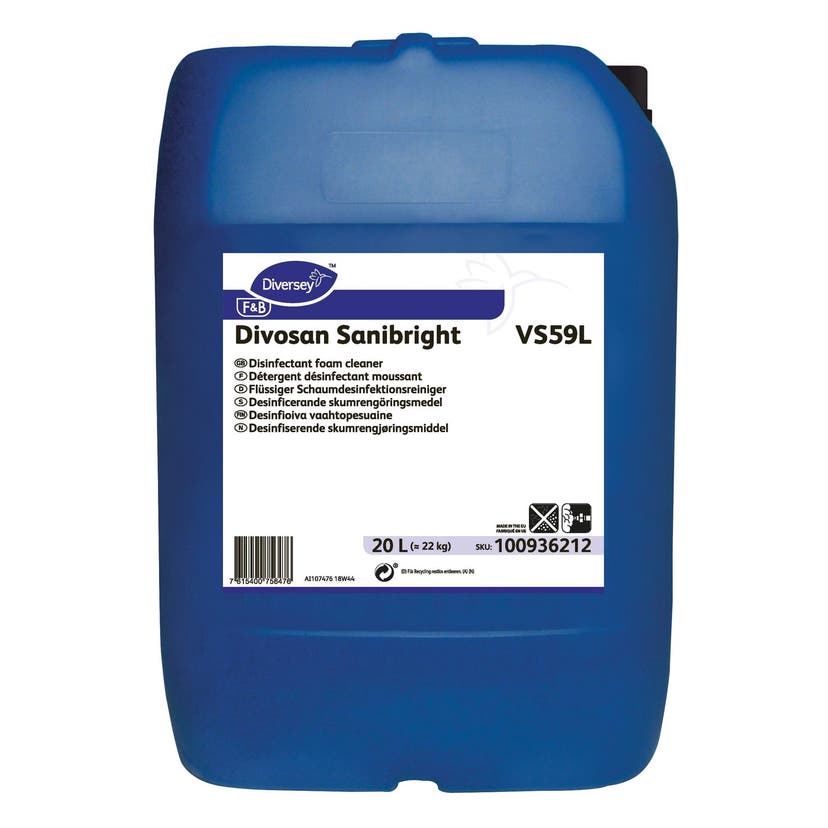 Desinfektionsmedel Diversey Divosan Sanibright VS59L 20L