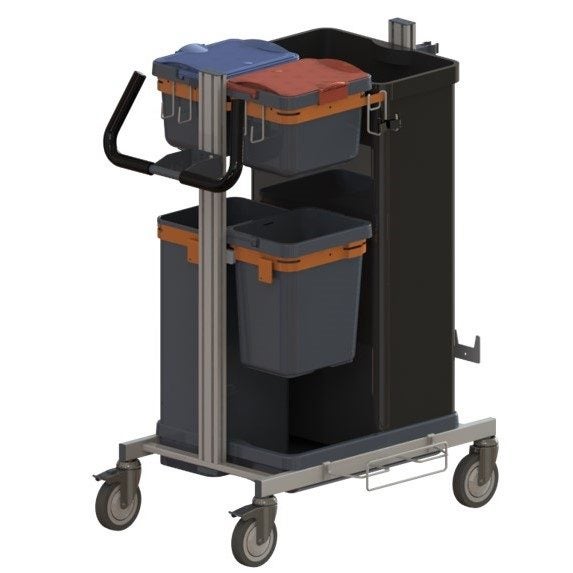 Städvagn Taski Nano S 840 x 540 x 1100 mm