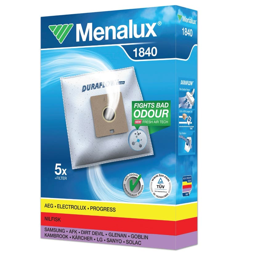 Dammsugarpåsar Menalux 1840 5-pack