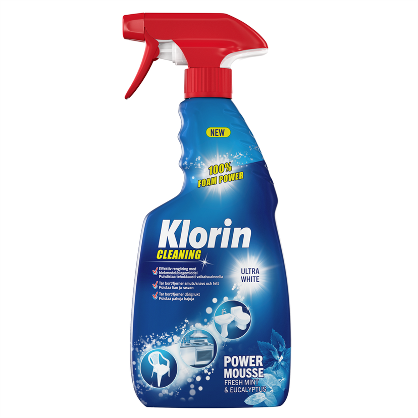 Klorin Power Mousse Spray 500ml