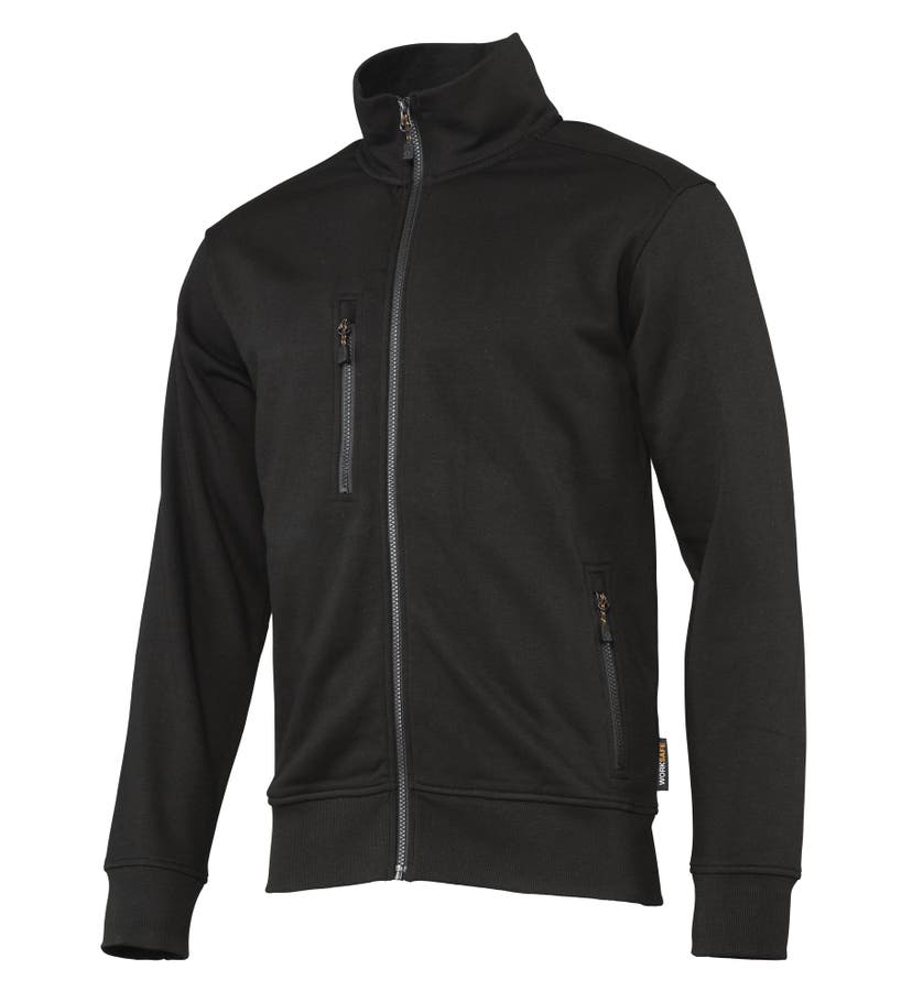Sweatshirt Worksafe 5710080 Fullzip Svart