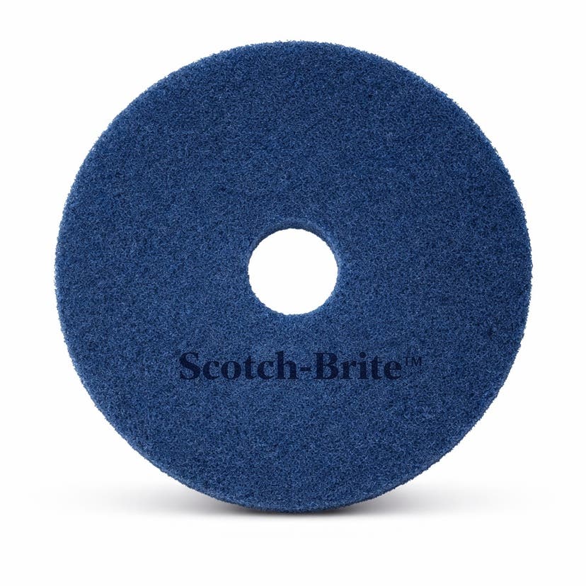 Blå Rondell 14 tum 3M Scotch-Brite