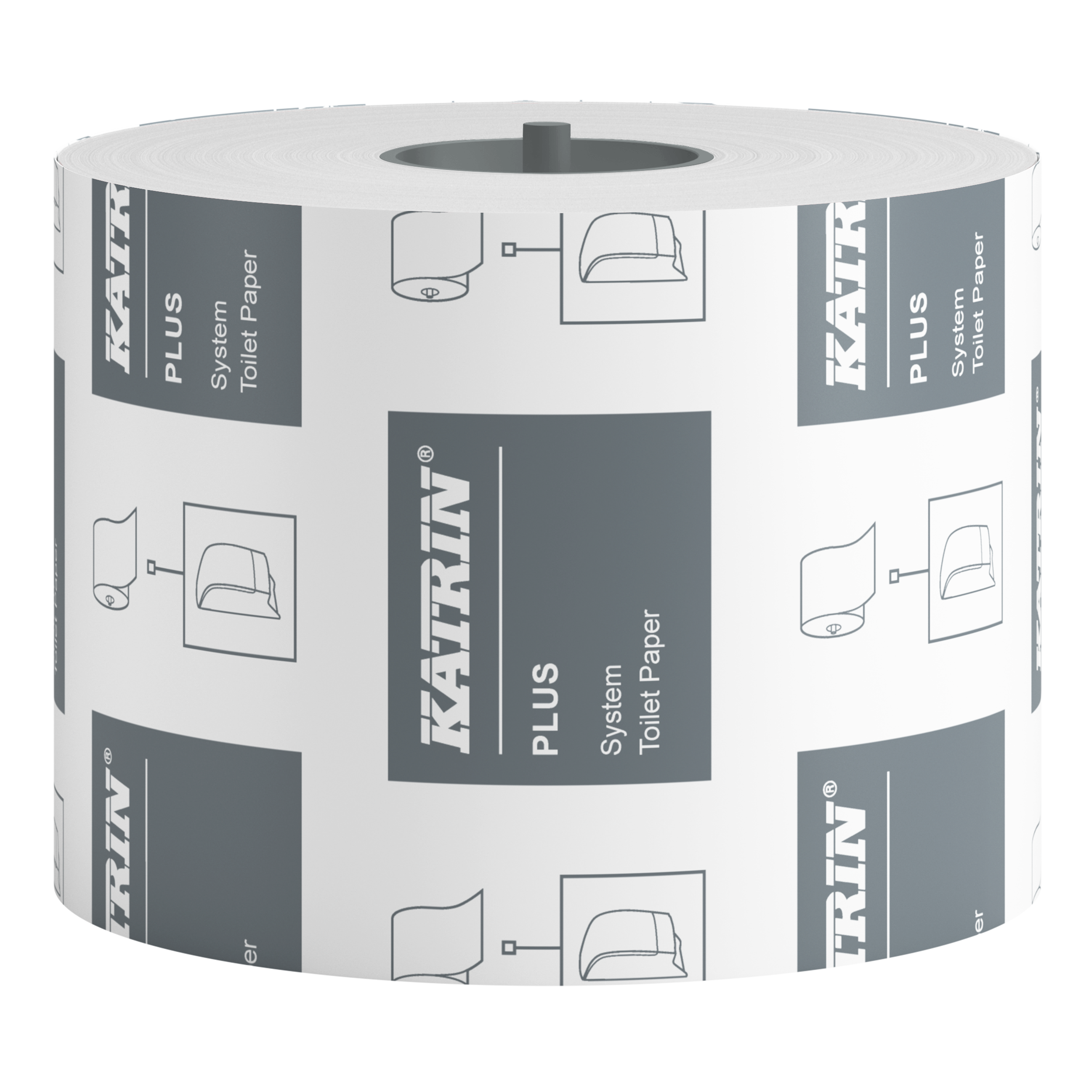 Toalettpapper Katrin Plus System  2-lagers Vit 36rl