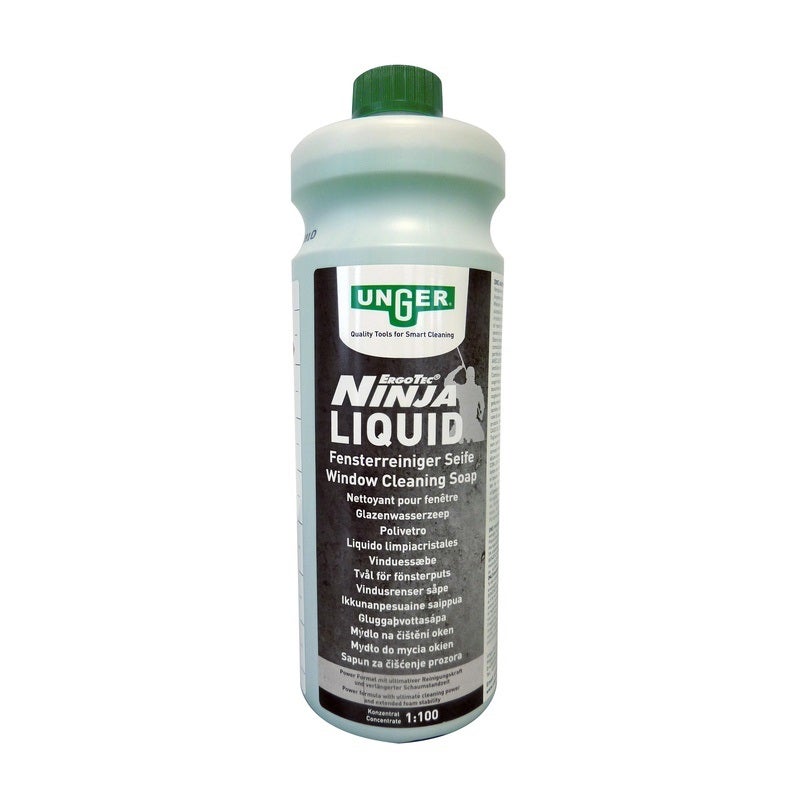 Fönstertvätt Glass Cleaner Unger Ninja Liquid 1liter