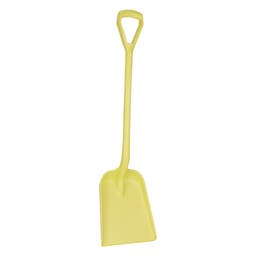 Vikan Skyffel, Metalldet., D-Grepp, 1040 mm, Gul