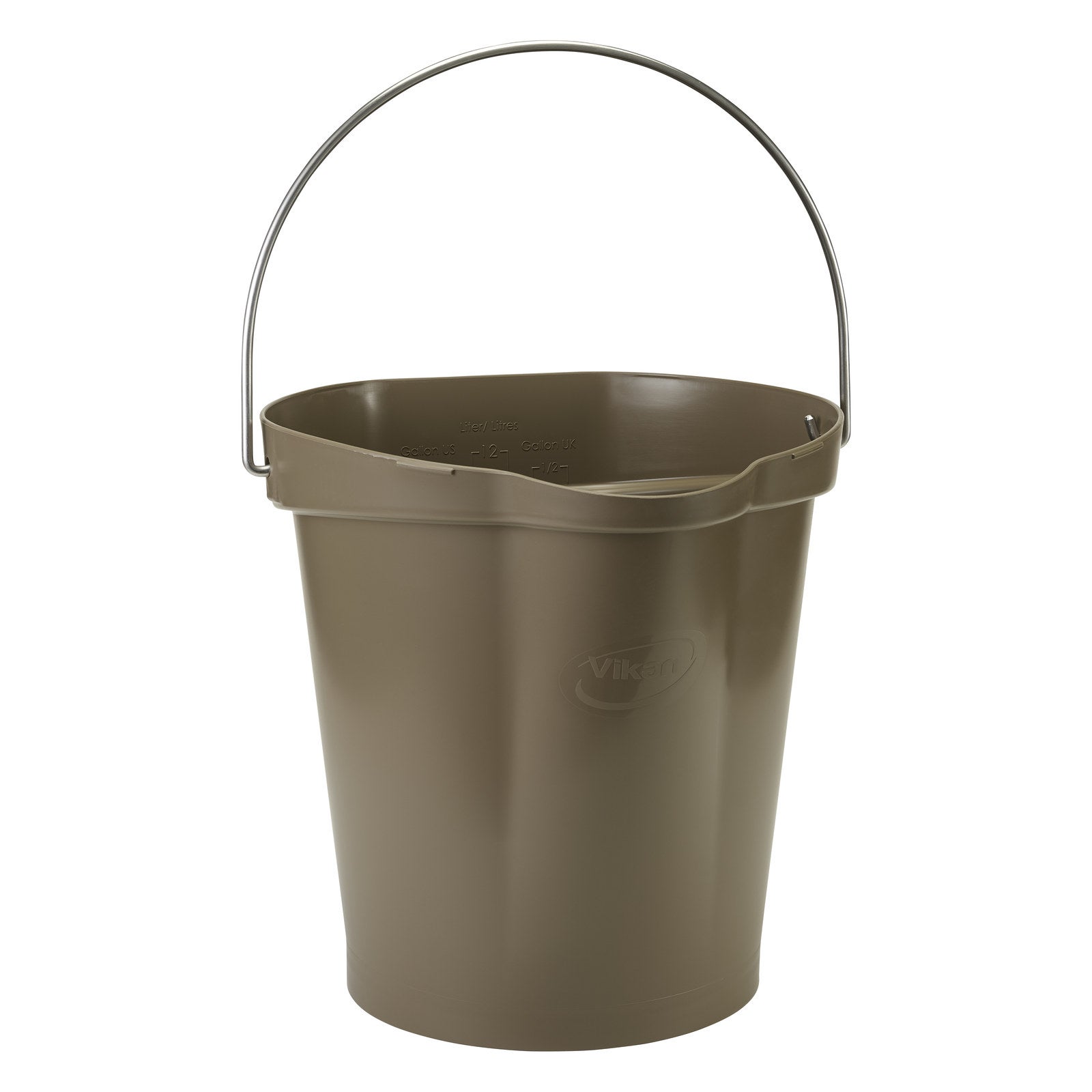 Vikan Hink, 12 Liter, Brun