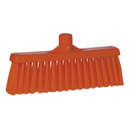 Vikan Borste m. rakt fäste, 310 mm, Medium, Orange