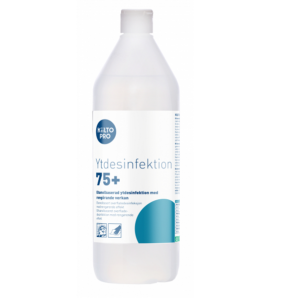 Ytdesinfektion Kiilto Pro 75+ 1L
