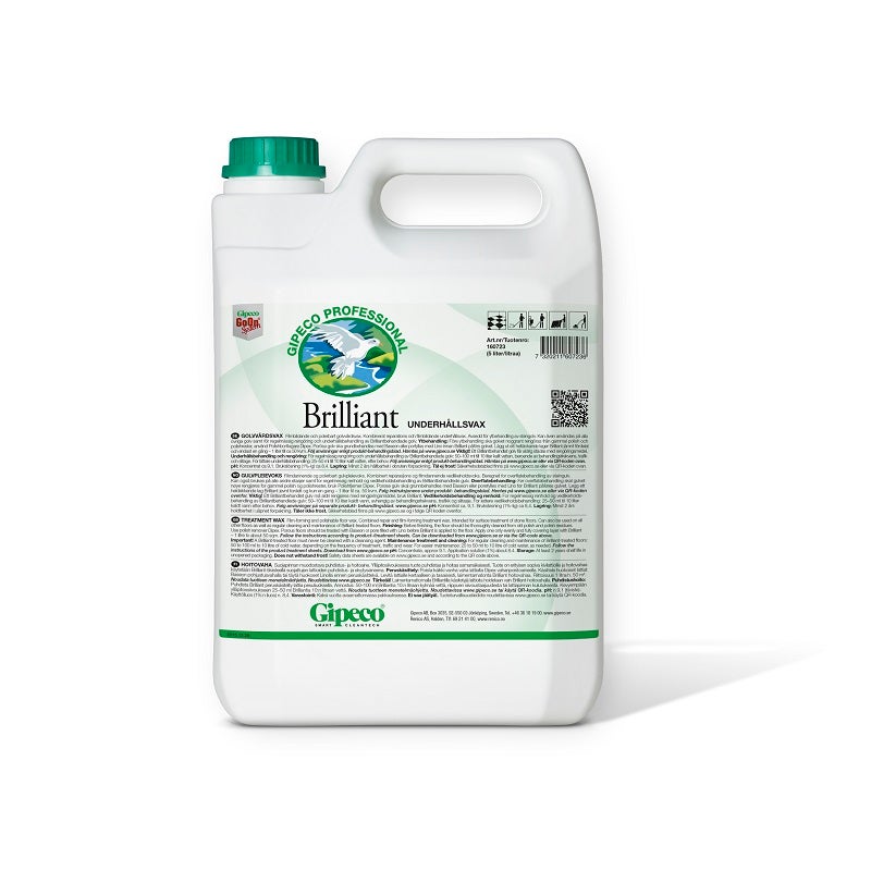 Underhållsvax Gipeco Brilliant 5L