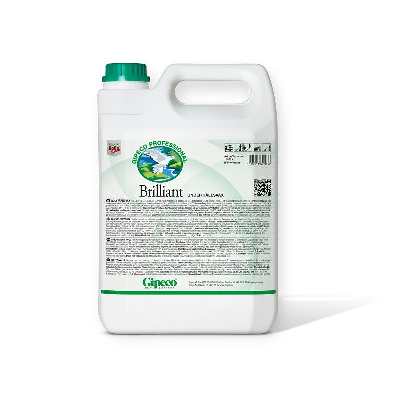 Underhållsvax Gipeco Brilliant 5L