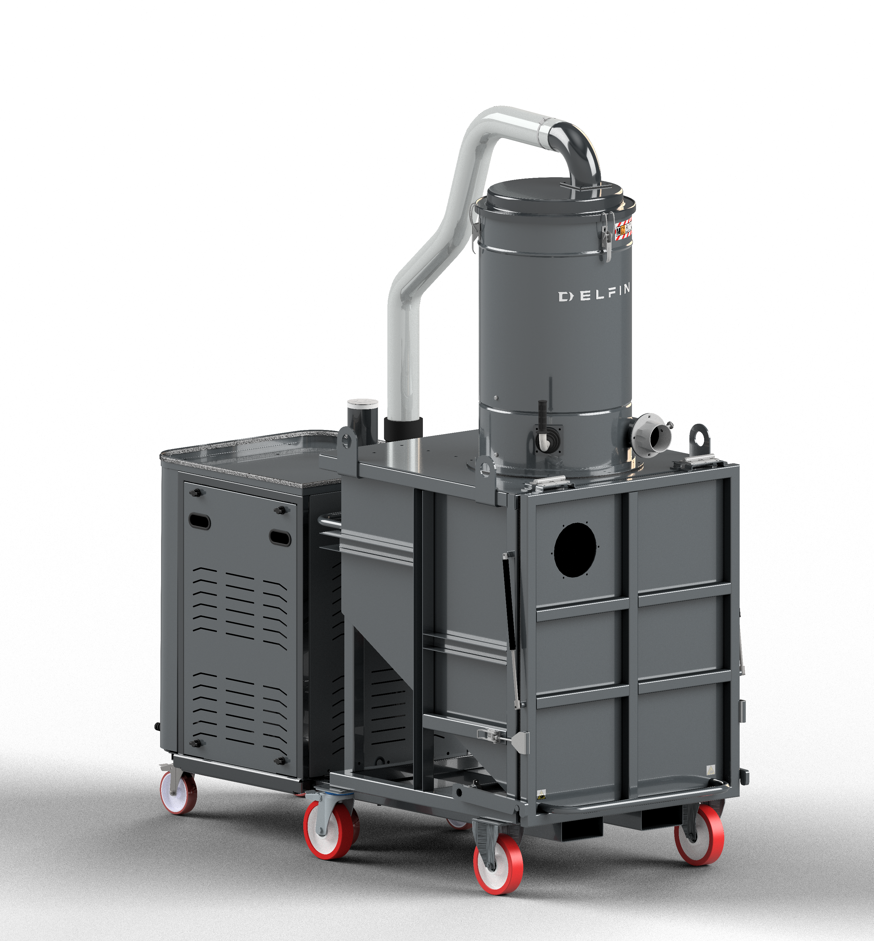 Industridammsugare Delfin C600 T150 15kW 600liter