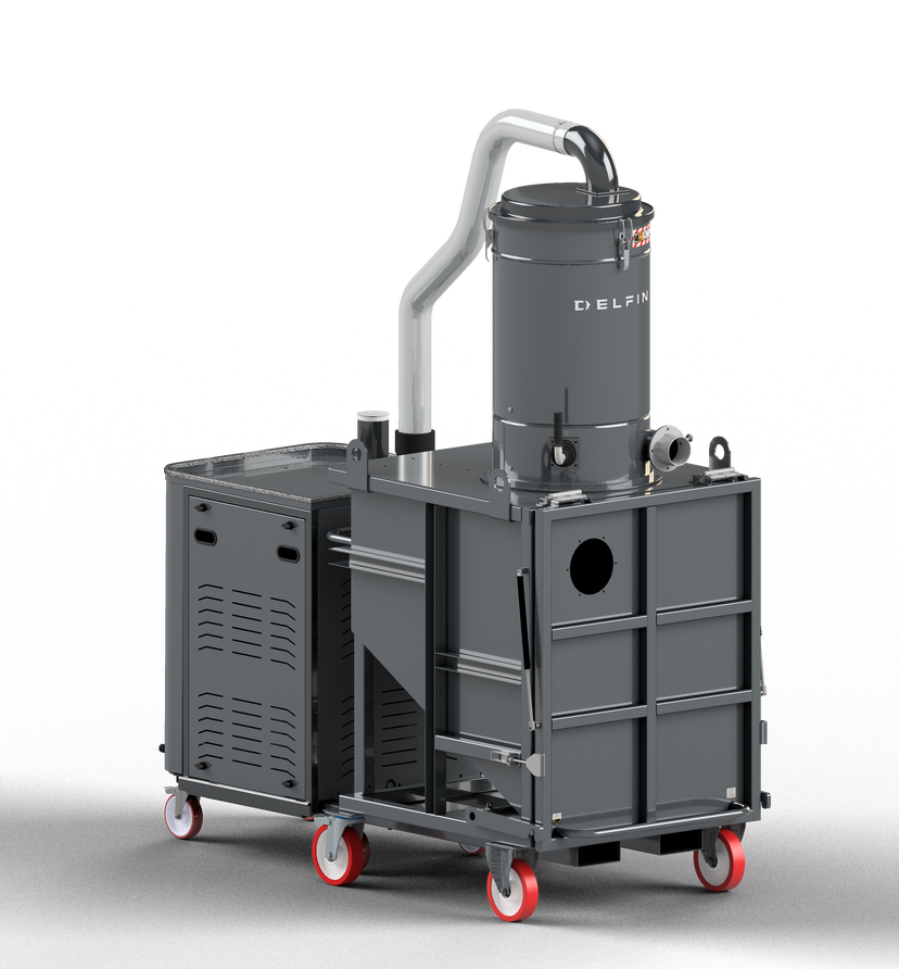 Industridammsugare Delfin C600 T150 15kW 600liter