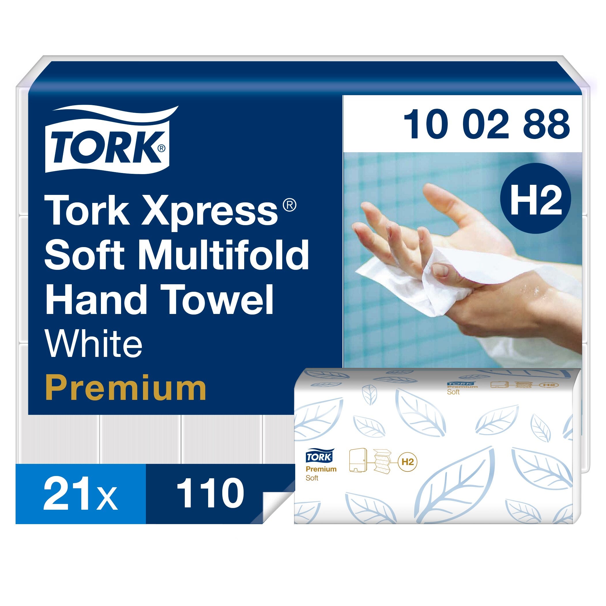 Pappershandduk Tork H2 Premium