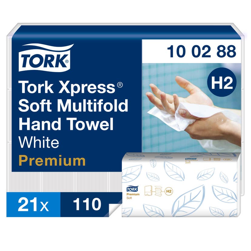Pappershandduk Tork H2 Premium