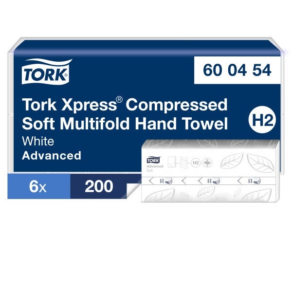Pappershandduk Tork H2 Xpress Advanced 2-lagers