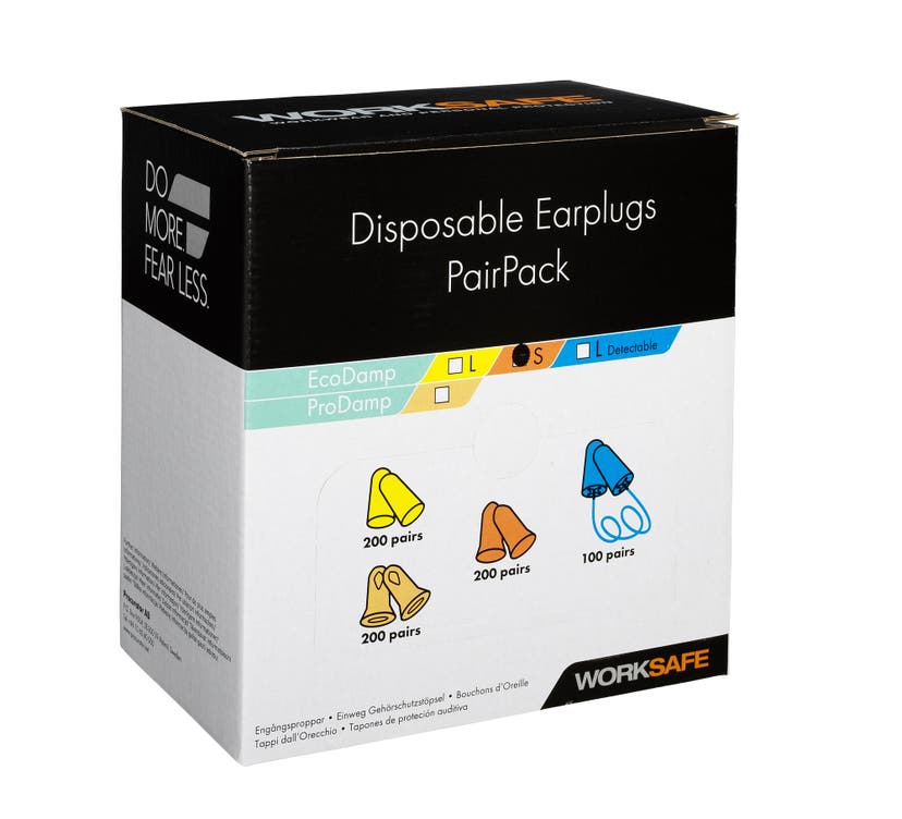 Öronproppar Worksafe EcoDamp S Orange