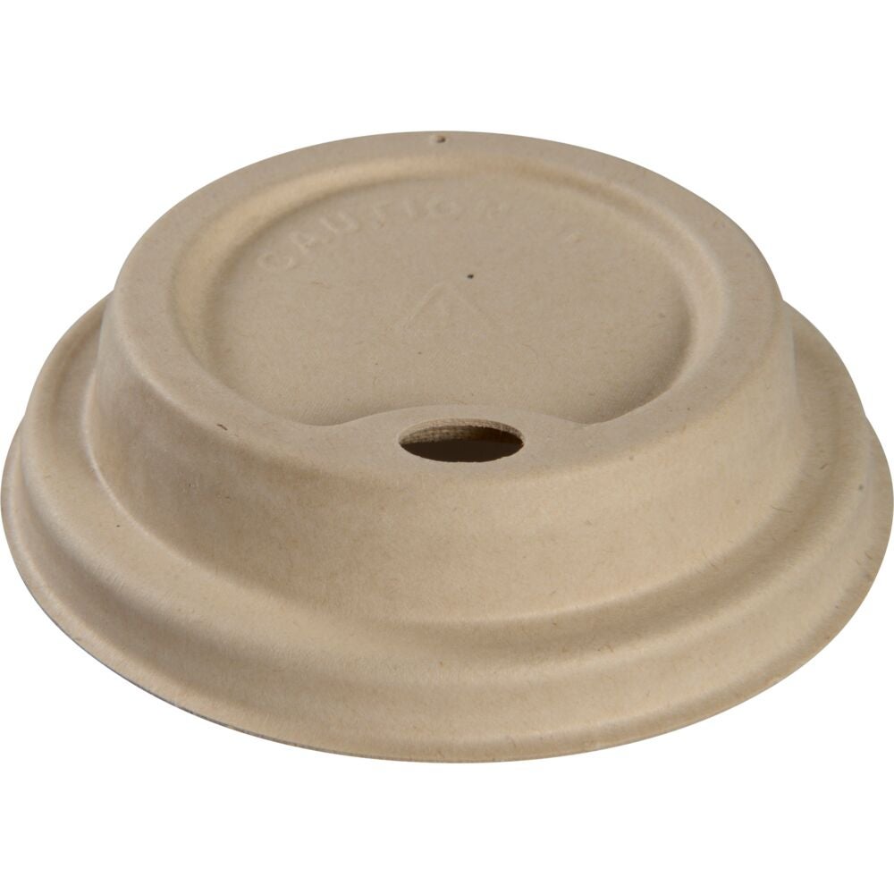 Lock till kaffebägare Abena Natur Bagasse Ø8 cm 24 cl