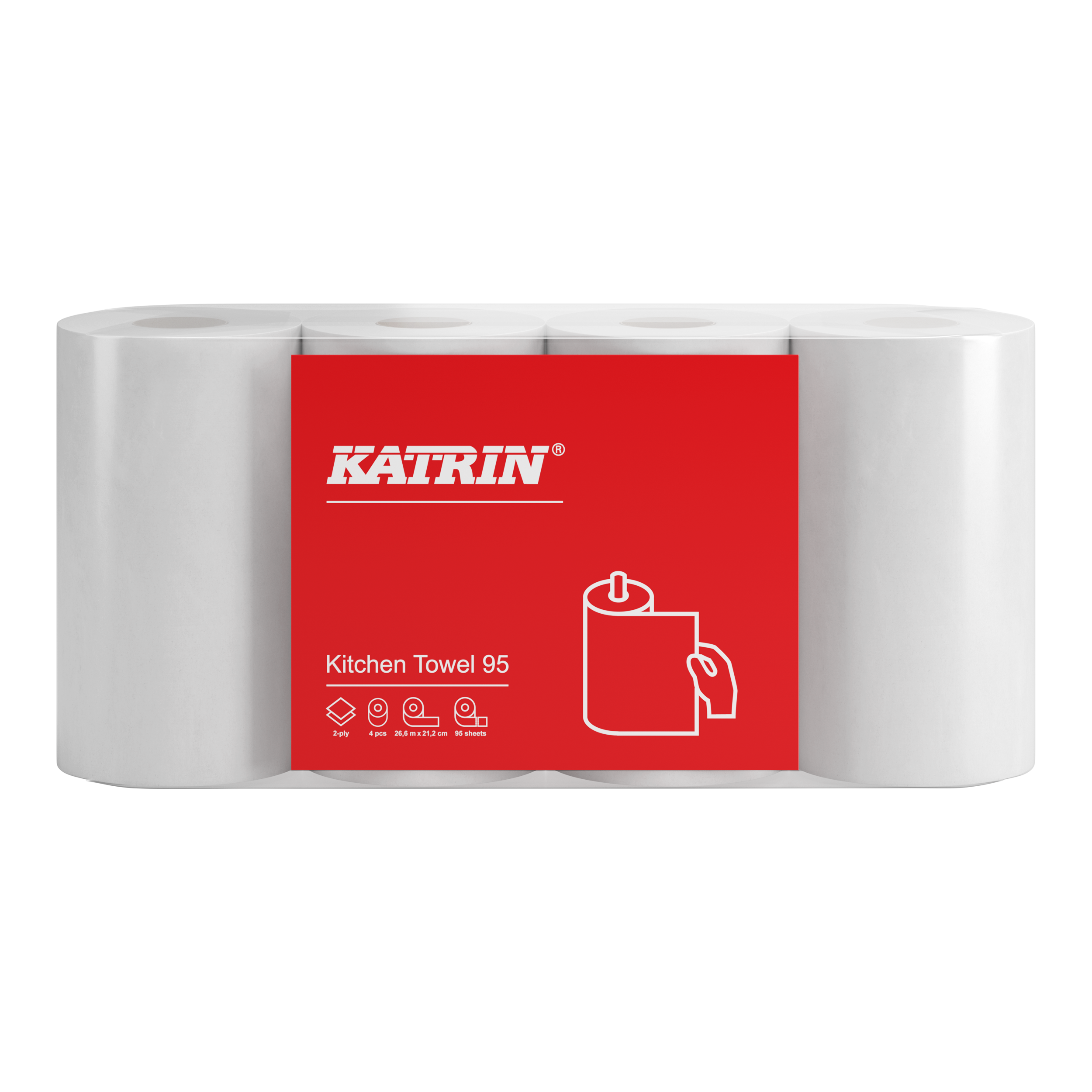Hushållspapper Katrin Basic 95 2-lag  28rl