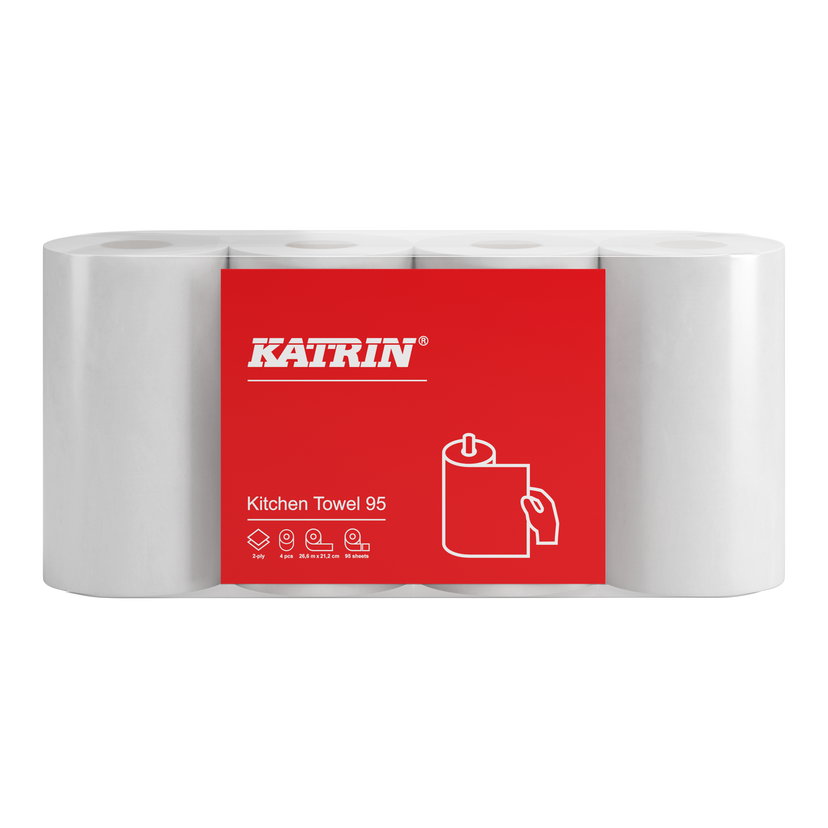 Hushållspapper Katrin Basic 95 2-lag 28rl