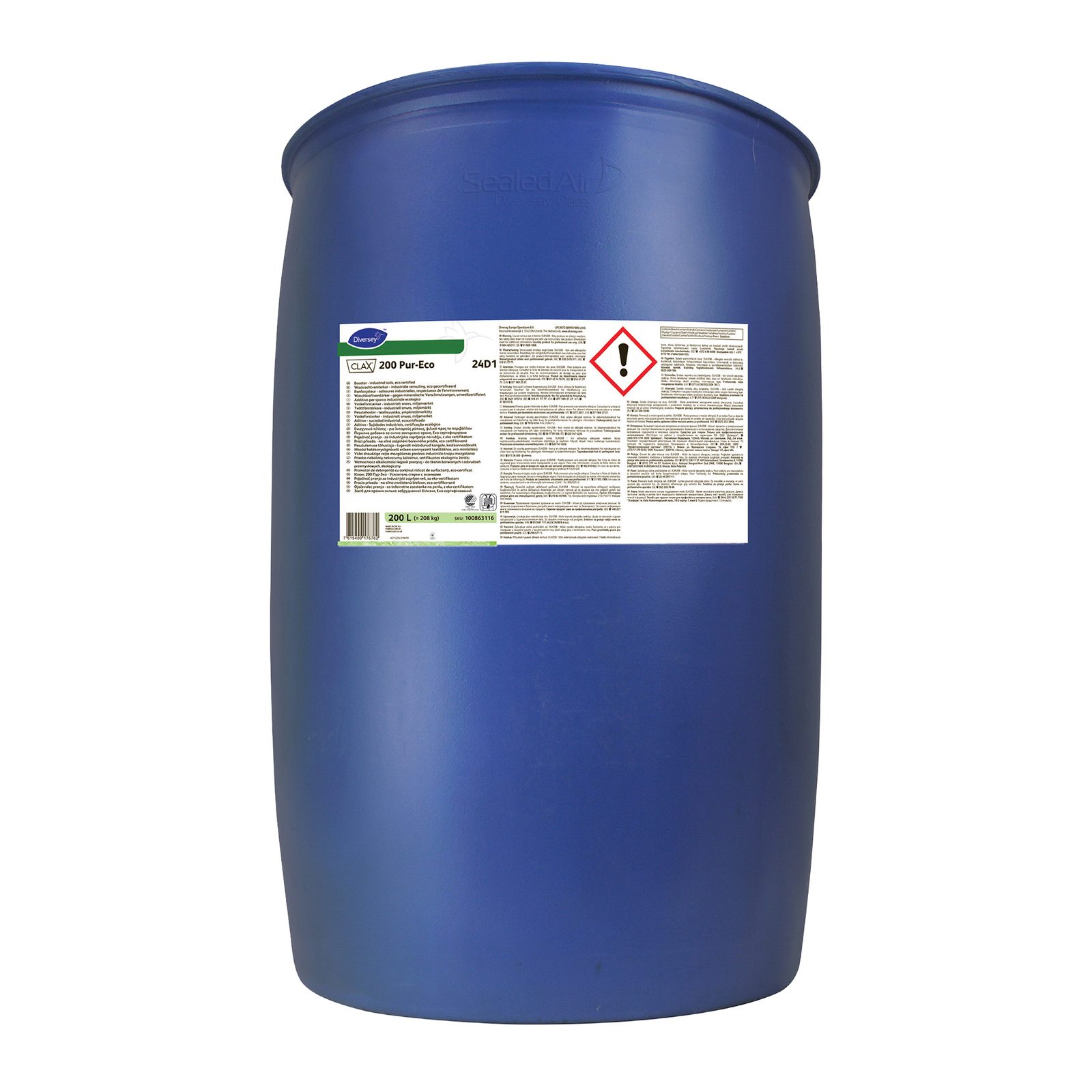 Tvättmedel Clax 200 Pur-Eco 24D1 200L