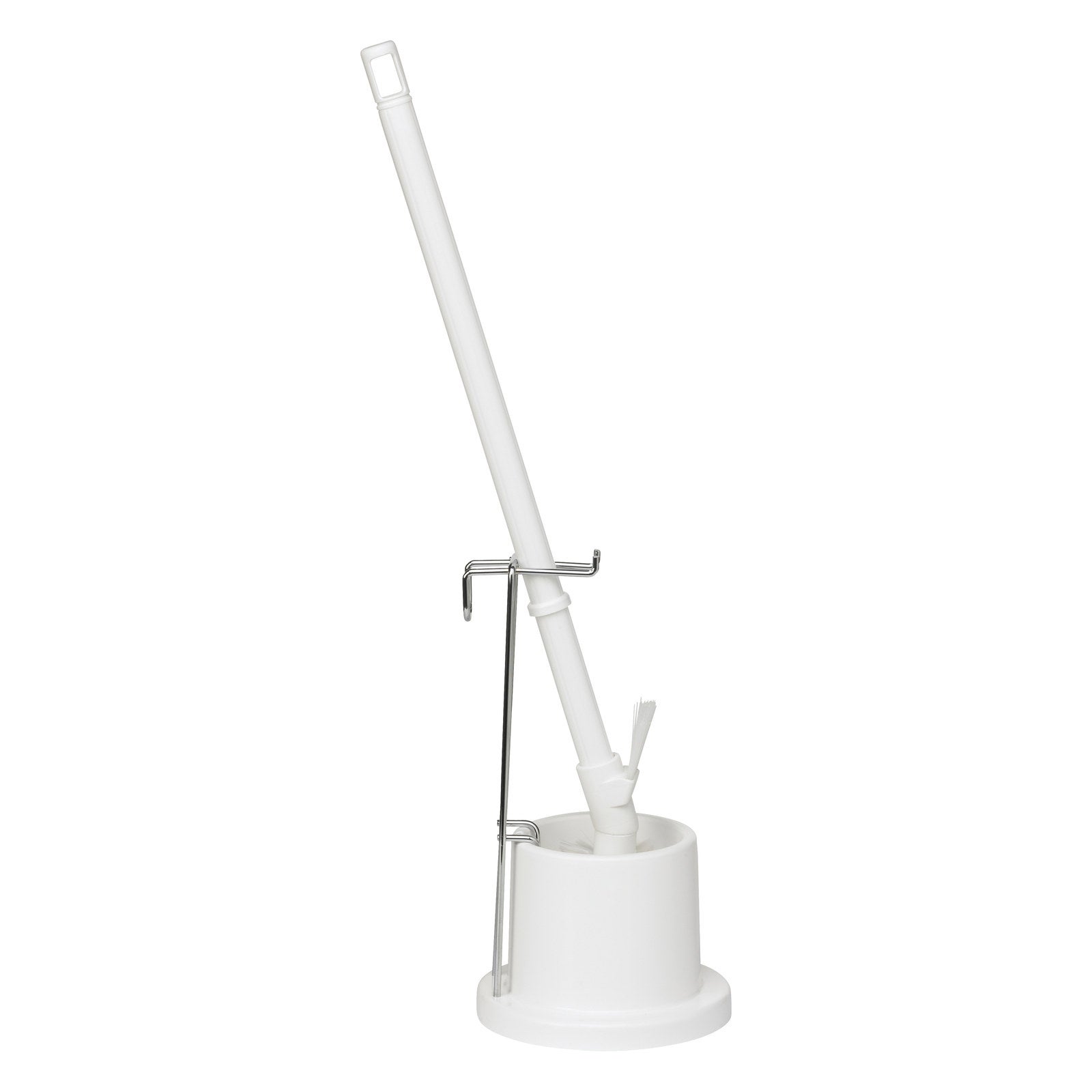 Vikan Toalettborste m/Holder, 720 mm, Medium, Vit
