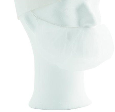 Skäggskydd Worksafe PP Vit 100st 2XL