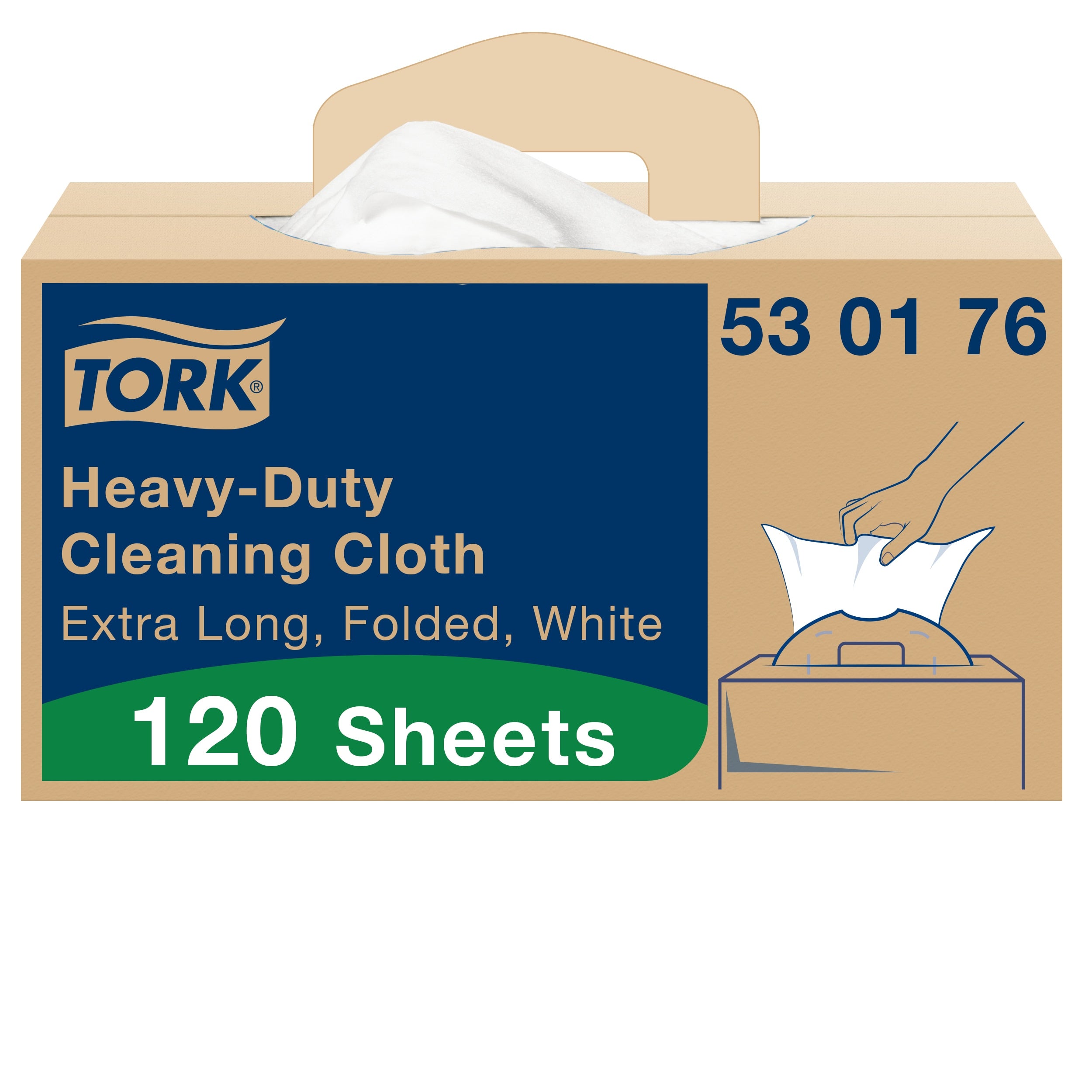 Torkduk Tork W7 Kraftig Handy-Box 120st