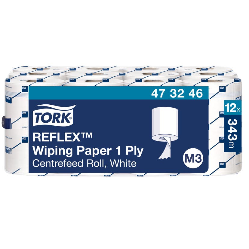 Torkpapper Tork Reflex 1-lager M3 12rl