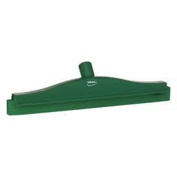 Hygienisk golvskrapa med ersättningskassett, 400 mm, grön