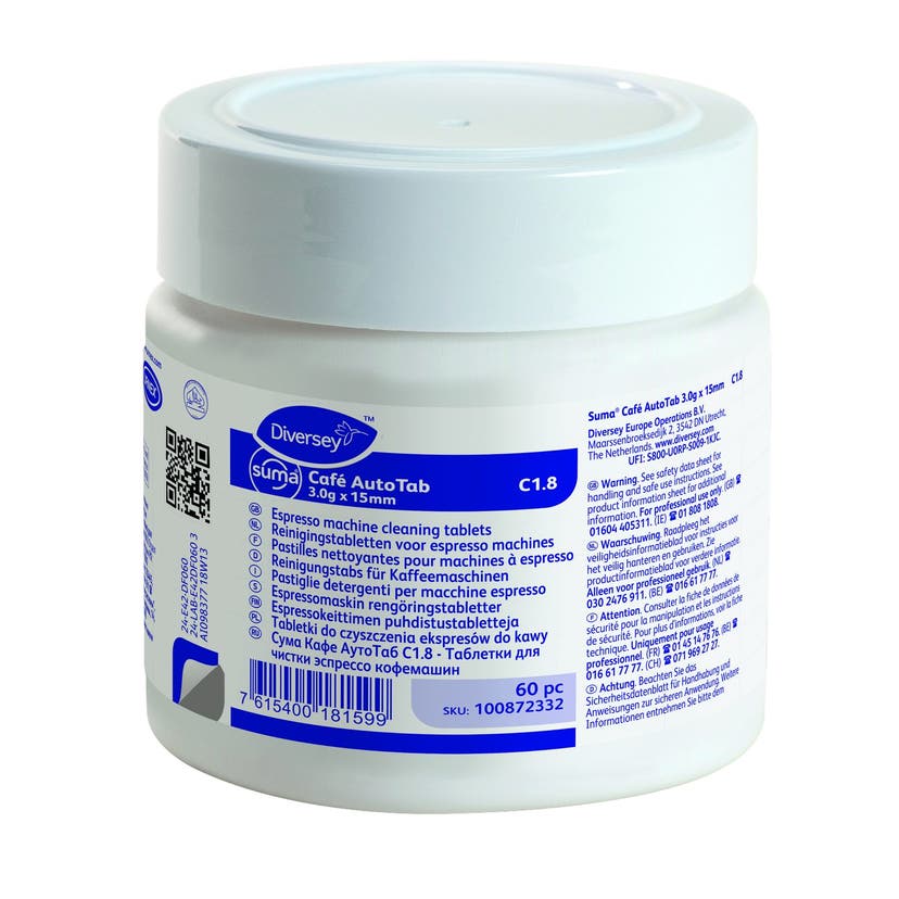 Rengöringstabletter Suma Café AutoTab C1.8 15 mm 60-pack