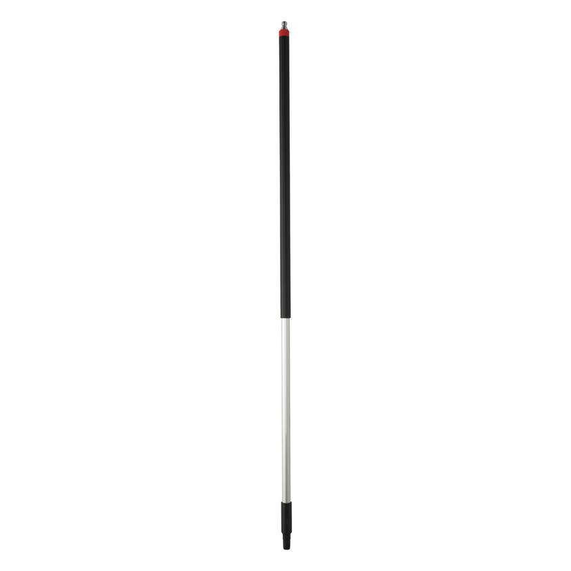 Vikan Aluminiumskaft m/vattengenom. (Q), Ø31 mm, Svart