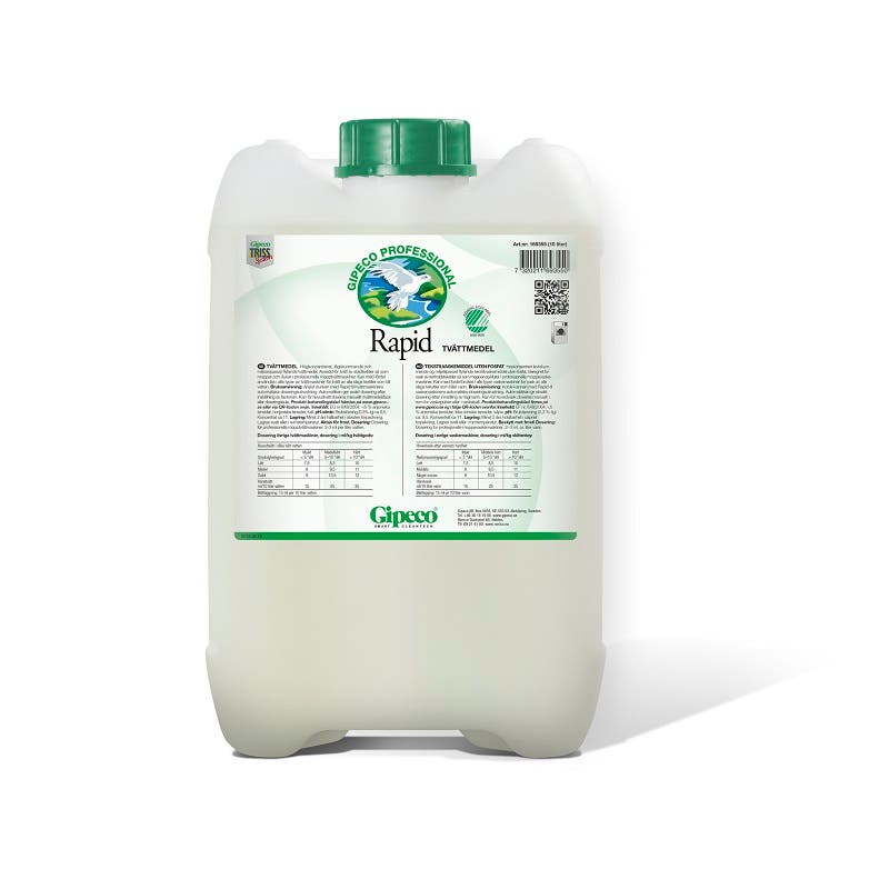 Tvättmedel Gipeco Flytande Rapid 10L