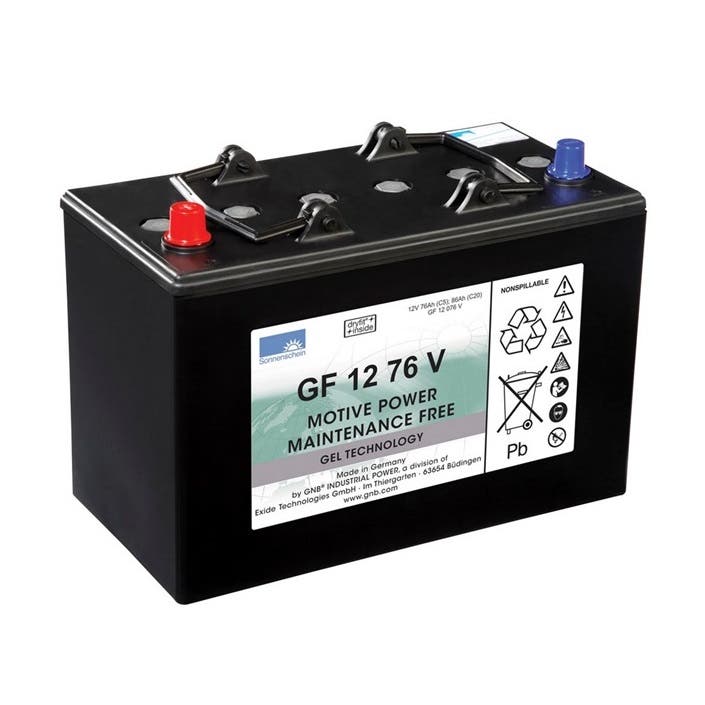 Batteri 12V/76Ah Taski 855 mm.