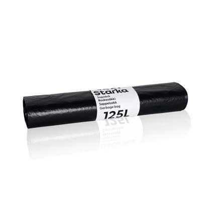Sopsäck 125L Svart 35my 750x1150mm 25st/rl